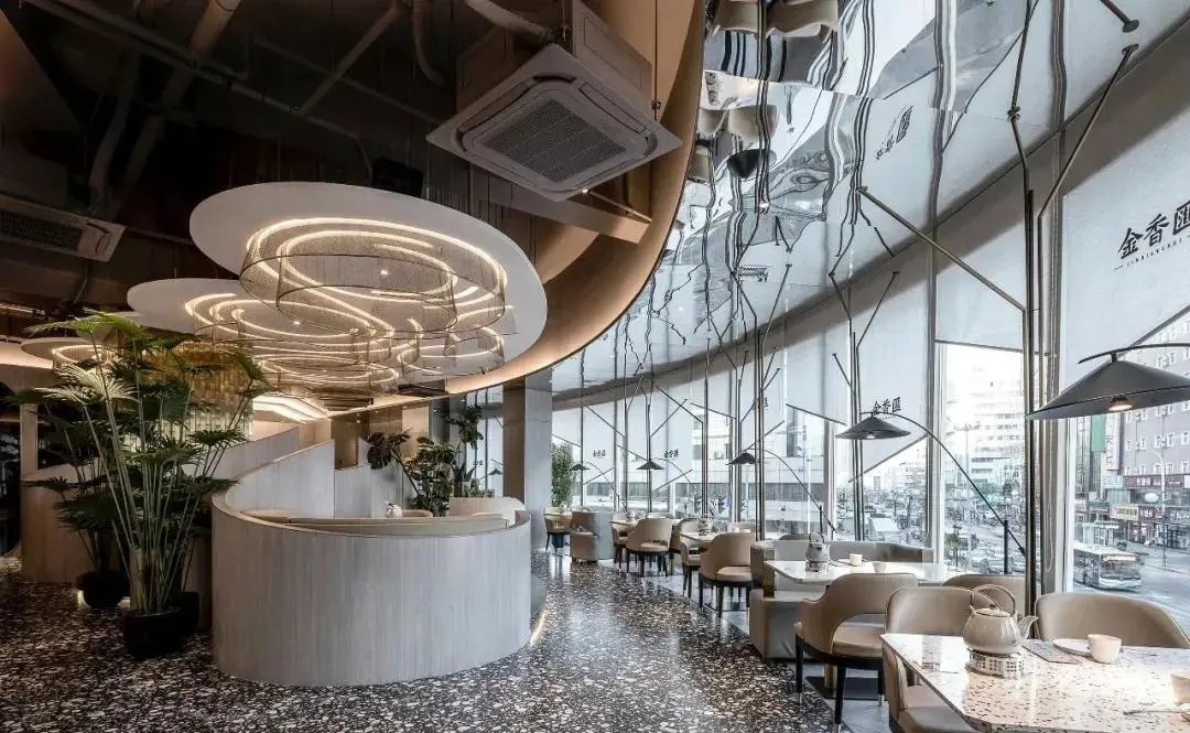 星巴克大型粤菜餐厅的深圳餐饮空间设计